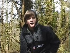 Gavin by the River Gara near Hansel Mill